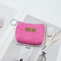 LOGO OEM Dompet Kreatif Zero Wallet Tas Mini Baru Tas Uang Saku Dompet Koin Tas Kunci Bulu Imitasi Hadiah Pelajar