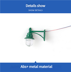 <span class=keywords><strong>Ho</strong></span> Échelle Modèle Train Décoratifs Grille Mur LED Paupière Lumière Exposition Échelle Modèles Miniature Architecture Modèles - Product Image 6