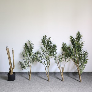 Grand olivier artificiel au prix d'usine pour hôtel et salon de style nordique - Product Image 6