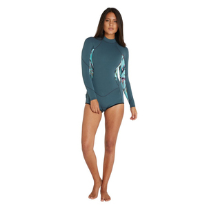 <span class=keywords><strong>Combinaison</strong></span> de <span class=keywords><strong>surf</strong></span> une pièce Divestar entièrement noire, flexible, en néoprène de <span class=keywords><strong>2</strong></span> mm, pour femme, manches longues, shorty, <span class=keywords><strong>combinaison</strong></span> de plongée en apnée, <span class=keywords><strong>combinaison</strong></span> de plongée - Product Image 6