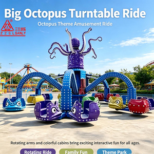<span class=keywords><strong>Manège</strong></span> Carrousel Octopus Lumineux LED Extérieur à Contrô<span class=keywords><strong>le</strong></span> Manuel, 30 Places, 13m <span class=keywords><strong>de</strong></span> Diamètre, Certifié CE, pour Visites Nocturnes Très Attrayantes - Product Image 1