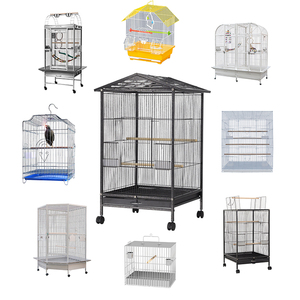 Voorraad Grote Maat Papegaaienkooi Super Comfortabele Vogels Villa Eenvoudig Te Monteren Metalen Ijzeren Kooi Voor Alle Soorten Vogels - Product Image 2