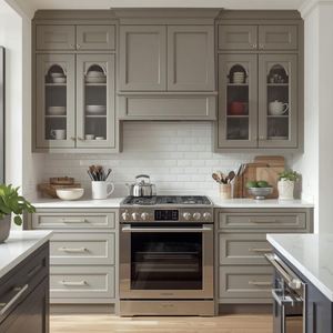 Armoires de cuisine modernes modulaires, entièrement personnalisées, avec finition laquée ou stratifiée, pour l'exportation au détail - Product Image 4