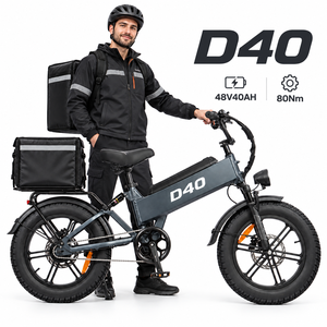 Vélo cargo électrique D40 750W 48V 40AH avec roue de 20 pouces, frein à disque, cadre en aluminium pour la livraison - Product Image 1