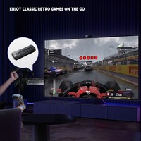 Console de jeu X2 Blue Home, console de jeu d'arcade pour deux joueurs, console de jeu HD sans fil 4K pour TV, appareil de jeu familial