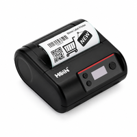 Imprimante thermique portable mini 2 en 1 pour la comptabilité des colis en station express, l'impression de reçus et d'étiquettes d'expédition sans fil