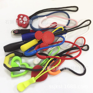 Jk Zipper Pulls Red Heart Paw <b>Mouse</b> Green Heart Shape Plastic Bag Accessories - Product Image 4