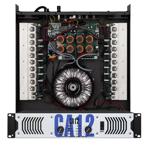 Amplificateur de puissance SONO CA12 2 canaux 1350 Watts 2U Boîtier métallique Classe H pour caisson de basses de 12 pouces Haut-parleur de fête DJ - Product Image 1