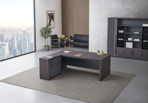 Mới Bằng Gỗ Mới Thời Trang 160 180 200Cm 3 Trong 1 Hiện Đại Điều Hành Chính Thức Bàn Với Bên Bảng - Product Image 2