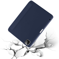 Coques de tablette personnalisées avec fonction de réveil/veille automatique pour iPad Pro 11 1ère, 2ème, 3ème et 4ème génération, design fin avec emplacement pour stylet, dos en silicone