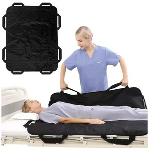 Tapis de transfert mobile 120x100cm pour patients handicapés avec poignées pour un transfert et un positionnement faciles - Product Image 1
