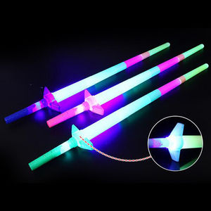 Sables Láser Extensibles y Expandibles, Espadas LED que Brillan en la Oscuridad, Mini Barras Luminosas Intermitentes, Juguete para Niños, Fiesta de Cumpleaños, Halloween - Product Image 4