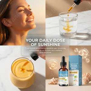 Gotas Autobronceadoras Vanwin con Logotipo Personalizado, con Péptidos de Colágeno y Astaxantina para Recuperación de la Luminosidad, Suplemento Dietético - Product Image 3