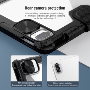 <span class=keywords><strong>Funda</strong></span> de Cuero con Tapa Magnética y Soporte <span class=keywords><strong>para</strong></span> Lápiz <span class=keywords><strong>para</strong></span> <span class=keywords><strong>Xiaomi</strong></span> <span class=keywords><strong>Mi</strong></span> <span class=keywords><strong>Pad</strong></span> 6 / <span class=keywords><strong>5</strong></span> Pro 11.0\", Nillkin Armor Slide, Protección Total de la Cámara - Product Image 2