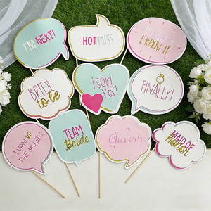 Cadres photos de stand de <span class=keywords><strong>mariage</strong></span> 10, pièces/ensemble, bricolage, décoration de fête - Product Image 2