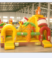 Glissière gonflable commerciale pour centre commercial Parc intérieur gonflable de haute qualité La caste gonflable de vente chaude peut être personnalisée