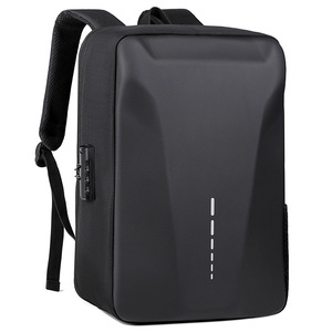 Large Capacity Men's Business Travel Bag Waterproof Multi-Functional Hard Shell Luggage Bag Polyester Lining <b>Letter</b> Zipper - Product Image 5