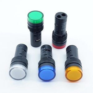 Nhựa LED chỉ số đèn 16mm thí điểm tín hiệu đèn cảnh báo Bảng điều khiển gắn kết hộp phân phối cung cấp điện làm việc ánh sáng 12V 24V 220V - Product Image 4