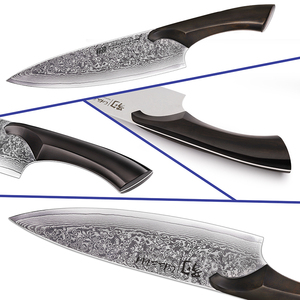 Nouveau! FINDKING Cheetah Series <span class=keywords><strong>couteau</strong></span> de chef de cuisine 8 pouces 67 couches damas <span class=keywords><strong>couteau</strong></span> <span class=keywords><strong>japonais</strong></span> 2023 meilleurs couteaux de cuisine en acier damas - Product Image 3