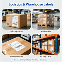 Printer Label Pengiriman Lebar 108MM untuk Industri Kesehatan Printer Thermal Langsung untuk Medis & Komersial