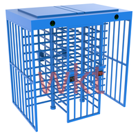 Torniquetes de Acero Inoxidable de Alta Seguridad con Recubrimiento de Color, de Altura Completa, con Código QR 2D, Reconocimiento Facial, Sistema de Control de Acceso Anti-Seguimiento
