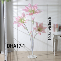 Grandes fleurs artificielles géantes en tissu européen, décoration durable pour mariage, Noël, Pâques, extérieur