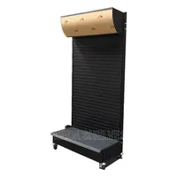 רצפת stand rack תצוגת מוצרים התלויים באיכות טובה/דלת נעילת stand עבור חומרה חנות