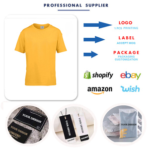 T-shirt a blocchi di colore personalizzabile, T-shirt estiva in cotone a maniche corte, Abbigliamento aziendale per team pubblicitari, Logo stampato fai da te - Product Image 6