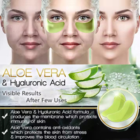 Andream-sérum de soin pour les yeux 24k, Patch de collagène cristal doré hydratant, gelée de sommeil, relaxation, Spa, traitement sous les yeux, en feuille de Gel, masque en acide hyaluronique