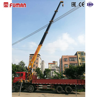 Grue télescopique montée sur camion de 14 tonnes, fuman-LIFT, Chine, gain de temps, Gruas Camion pour l'énergie et les mines