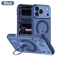 Coque de protection antichoc à dissipation thermique en nid d'abeille transfrontalière pour iPhone 17 Pro Max, iPhone 16 Pro, iPhone 14