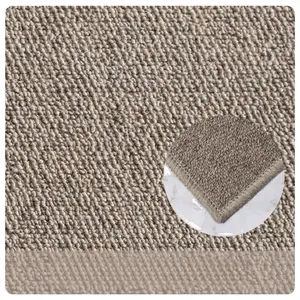 High Quality Heavy Wool Carpet Rug 7mm 2900gsm Plain Colour-B Wool Woven Double Sided Texture Braided Carpet