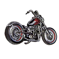 Punker Moto Équitation Lettres Patch Fer sur Punk Ride Crâne Biker Moto Applique Badge Broderie Patchs pour Vêtements