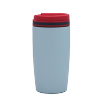 Mug à café isotherme en acier inoxydable 304 de 450 ml avec couvercle, couleur personnalisée, tasse de voyage portable pour la maison, le bureau et l'usage quotidien