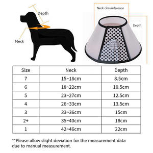 Collier de protection pour chien et chat, recommandé par les vétérinaires, populaire, réglable, pour la récupération après une opération - Product Image 5
