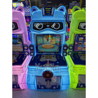 Machine de jeu d'arcade pour enfants - Jeu vidéo interactif à monnayeur avec structure en acier inoxydable, en anglais, garantie 1 an