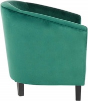 Meubles d'intérieur modernes, velours, velours, vert émeraude, canapé simple rembourré