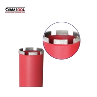 Foret diamanté à eau Diamtool certifié CE pour le forage de l'asphalte, modèle 1-1/4-7 UNC (longueur totale 450 mm) |   OEM/ODM