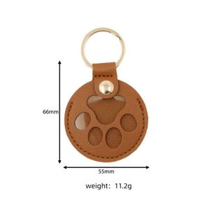 Pet Hair Keepsake <b>Keyring</b> Charm <b>Cute</b> Commemorative Fur Pendant Dog Cat Memorial Paw Design Keychain - Product Image 6