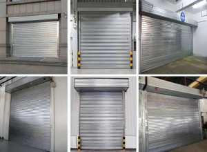 Compre Directamente de Fábricas en China: Puerta Cortafuego Industrial de Acero 12x14, Resistente al Fuego por 3 Horas, con Motor Eléctrico y Sello Contra Humo - Product Image 2