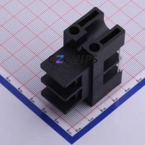 KF37S-13.0-2P Barrier Terminal Block P=13mm Connector ( Barrier Type: With Cover Plate )( Pitch: 13mm )( Construction: 1x2P ) - Product Image 2