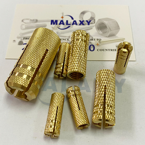 MALAXY Drop In Anclajes de latón para estructura de hormigón Anclaje de expansión - Product Image 1