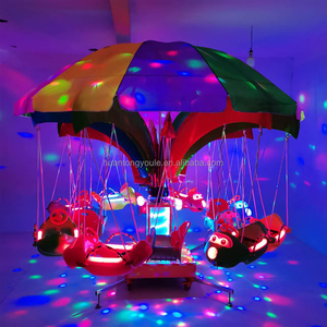 Ngoài trời trong nhà trẻ em âm nhạc Carousel Swing ngựa Merry-GO-Round từ công viên giải trí nhựa Carousel trên bán - Product Image 6