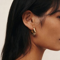 Boucles d'oreilles personnalisées en acier inoxydable plaqué or 18 carats pour femmes, accessoires de luxe légers et personnalisés, vente en gros