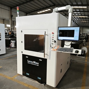 Mini machine de découpe laser à fibre de haute précision entièrement couverte LM-6090A - Product Image 4