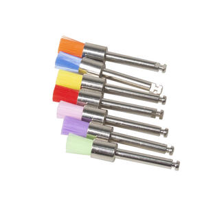 Cepillos de Pulido Dentales de Cabeza Plana de Colores, Materiales de Pulido para Limpiar y Rellenar Dientes - Product Image 2