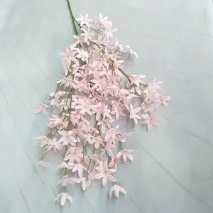 सस्ते आर्किड संयंत्र शादी की सजावट कृत्रिम फूल फांसी सजावट