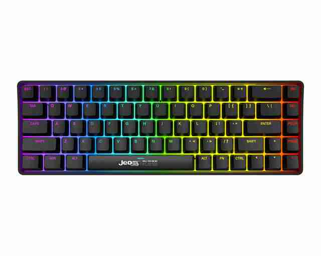 JEDEL 68 Keys Magnetic Switch Gaming Mechanical Keyboard Mini Compact RGB Backlight Type-C Wired PC Laptop E-sports