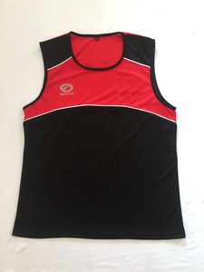 Mùa hè thoáng khí dệt kim Polyester cộng với kích thước thời trang giản dị người đàn ông cắt và khâu SINGLET - Product Image 3