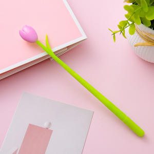 Bolígrafo de Gel de Goma Suave con Cambio de Color de Tulipán Creativo y Fresco - Product Image 5